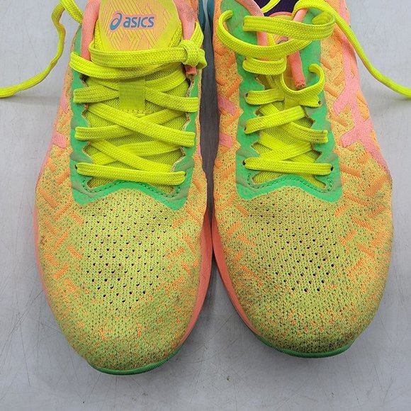 ASICS DynaBlast Womens 8 Orange Pop Coral Running Shoes Athletic Casual 1012A989 - Picture 13 of 14